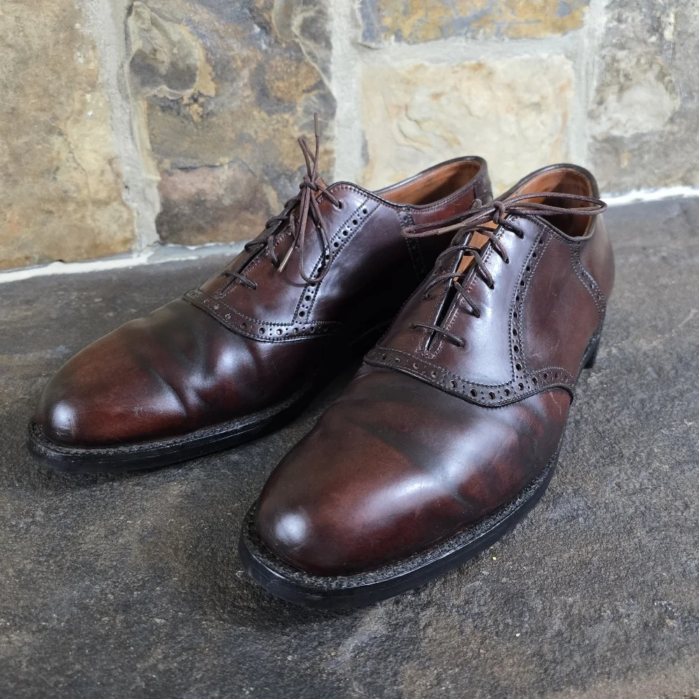 Alden Traditional Saddle Shoes 994 Shell Cordovan